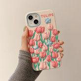 Tulip Butterfly Silicone Phone Case